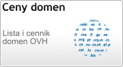 Cennik domen OVH