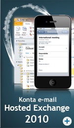Konta e-mail Hosted Echange 2010