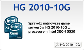 Odkryj serwer dedykowany HG wyposażony w nowy procesor Intel Xeon E 5530